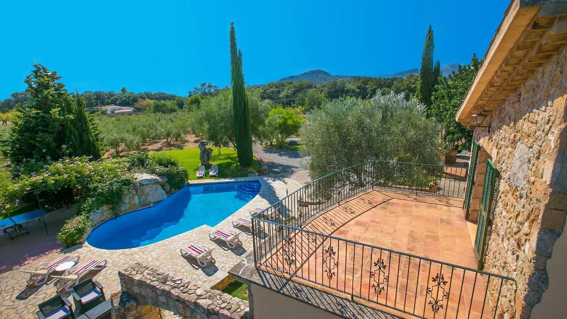 Beautiful Pollensa Villa 4 Bedrooms Villa Bennassar Mountainside Views Short Drive To Town Beach