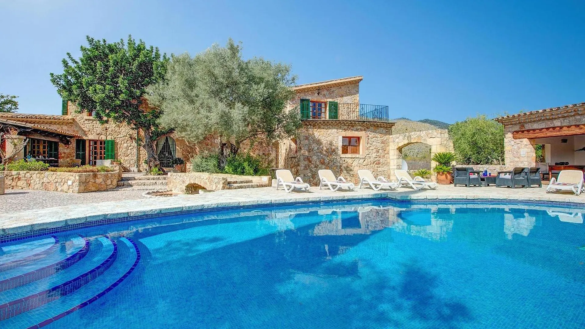 Beautiful Pollensa Villa 4 Bedrooms Villa Bennassar Mountainside Views Short Drive To Town Beach Spain